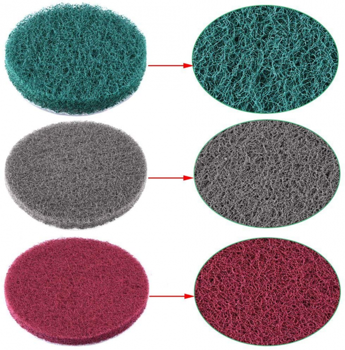 4 Inch Drill Power Brush Tile Scrubber Scouring Pads Cleaning Kit 1