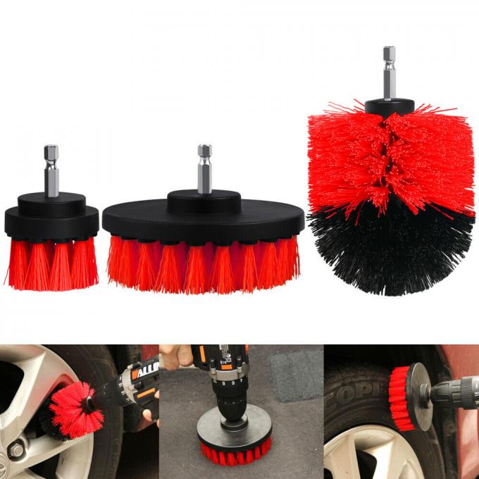 25mm All Purpose Power Scrubber Cleaning Kit 3pcs Grout Brush For Drill Per Set 0