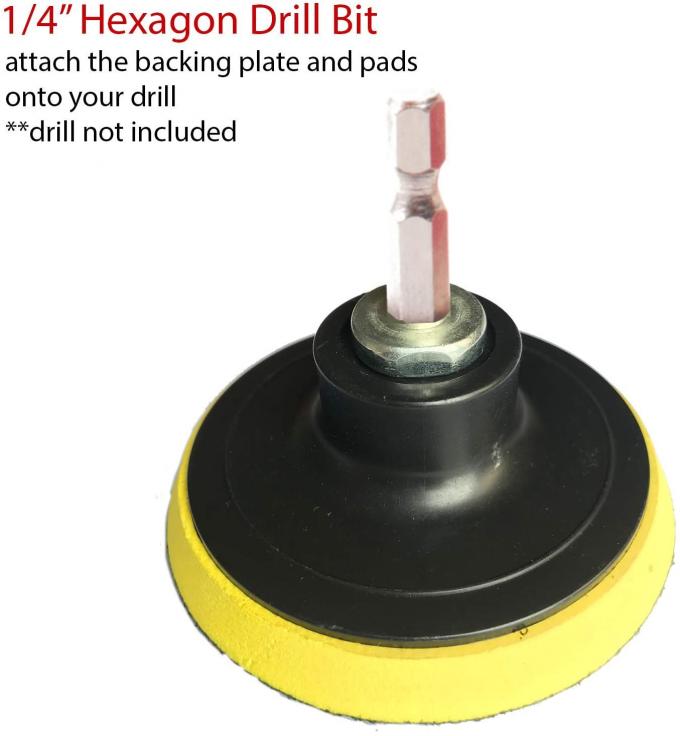 Scrub Pad with Drill Attachment Kit Cleaning Accessory Automatic Spin Scrub 4