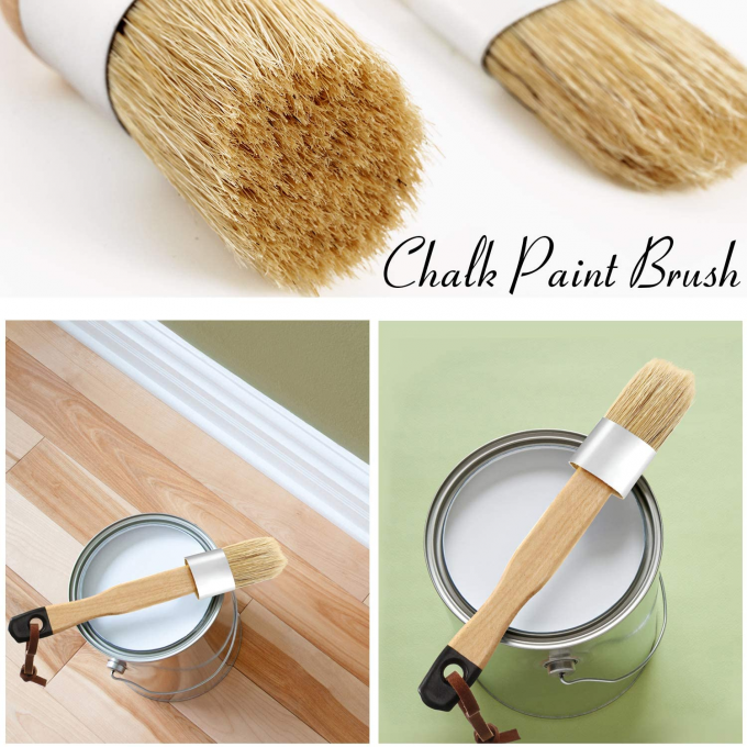 4.5in Stencil Chalk Paint Brush Set 3Pcs 2