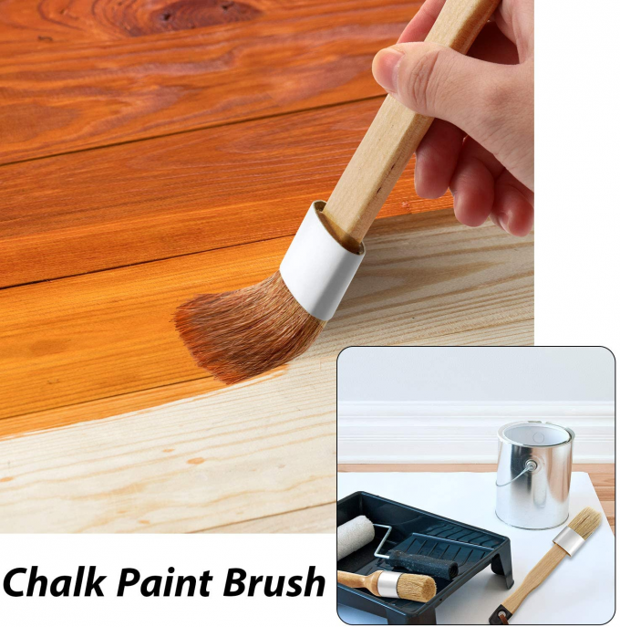 4.5in Stencil Chalk Paint Brush Set 3Pcs 3