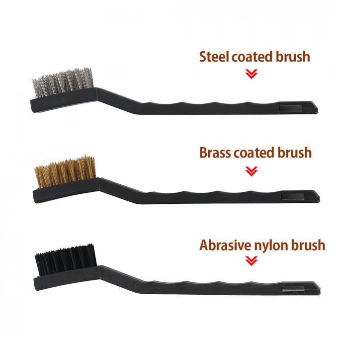 14PCS Car Auto Detailing Brush Set Motorcycle Cleaning ‎‎7.09in 3