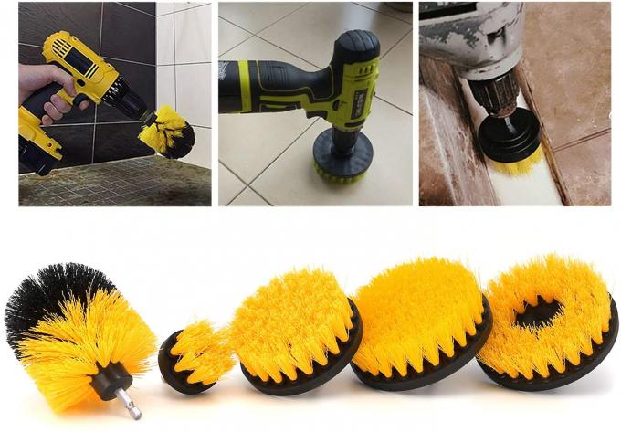 5pcs Drill Scrubber Brush Set Power Cleaning Kit 1.2 Pounds 1