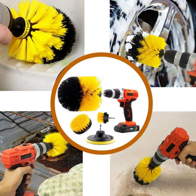 5cm Electric Power Nylon Drill Brush Scrubber 20mm Plate Height 2