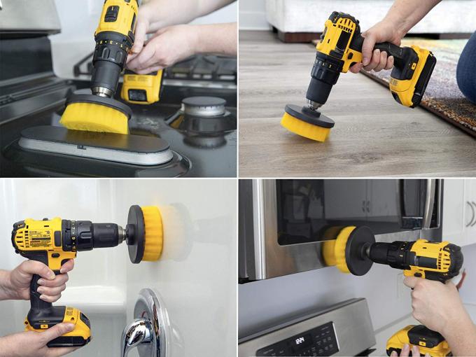 4inch/5inch Electric Power Scrubber Drill Brush Kitchen Cleaning Ride On Car 1