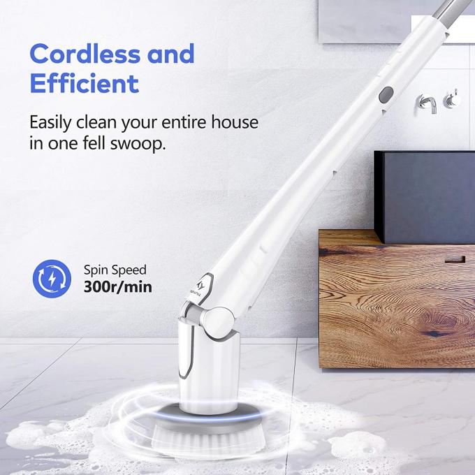 Electric Spin Scrubber Cordless Grout Shower 360 Power Bathroom Cleaner 1