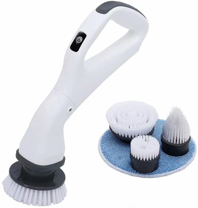 Cordless Electric Spin Scrubber Drill Brush Set High Speed 360 Rotation 0