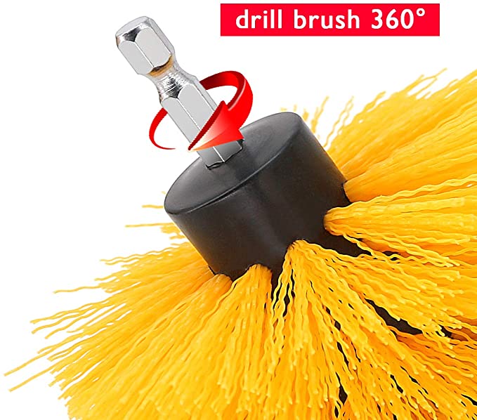 3.5 Inch Cone Drill Brush Cleaner Drill Power Tool For Cleaning 1