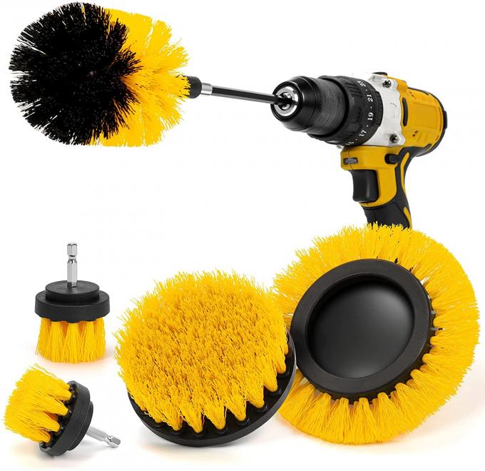 Drill Brush Attachment Set 6 Pack-Power Scrubber Cleaning Kit with Extend 0