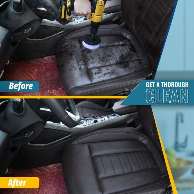 13cm Black Power Scrubber Drill Brush Set 9pcs Clean Car Cleaning 1