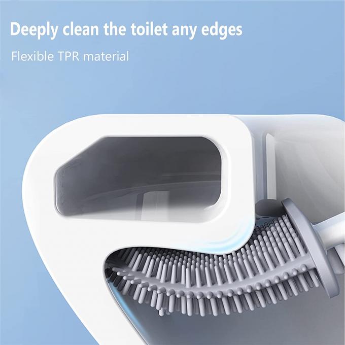 14.17in Bristles Flat Head Toilet Brush Flex Toilet 60mm Filament 0