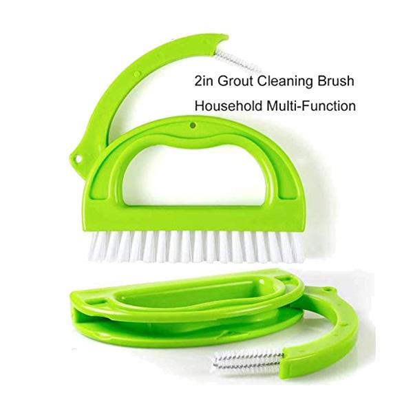 Ergonomic Floor Joint Cleaning Grout Scrubber Brush 2in Nylon Bristle 2