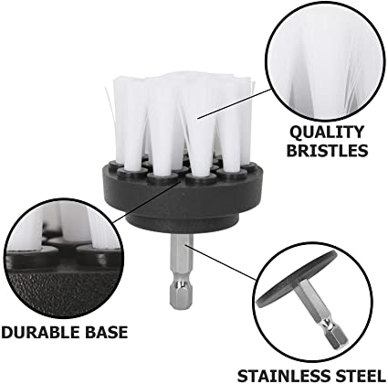 5Pcs Drill Cleaning Brush Attachment Polypropylene Power Scrubber Kit 1
