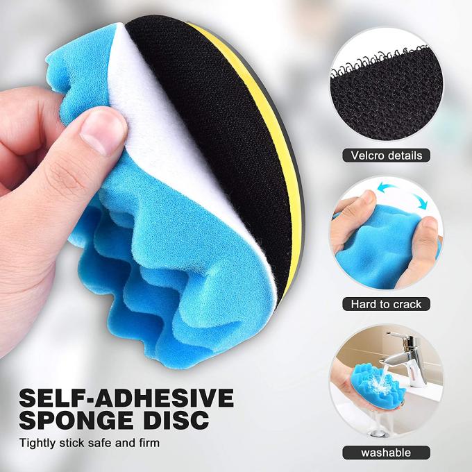 11pcs 5 Inch Polishing Pad Set For Angle Grinder 12.7cm Car Cleaning 0