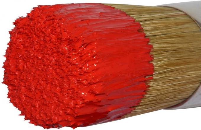 Natural Bristles Chalk And Wax Paint Brush 2 In 1 Round Painting Tool 3