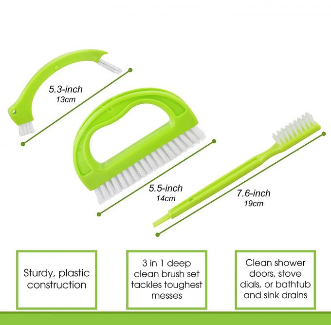 PP Grout Cleaner Brush Tile Joint Cleaning With Nylon Bristles 3