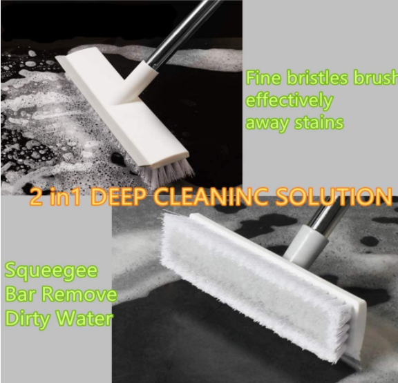 Long Handle Grout Scrubber Brush ABS Material 2 In 1 Design 1