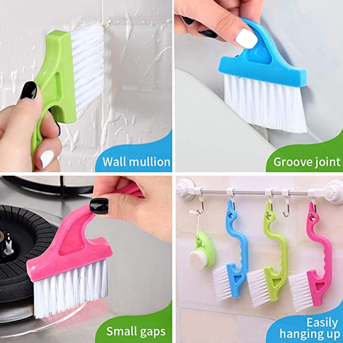 5 PCS HandHeld Groove Gap Cleaning Brush For Home Kitchen 1