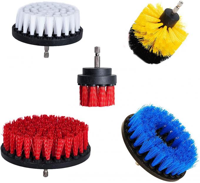 5pcs Drill Powered Cleaning Brush Compatible With Cleaning Pool Tile 2