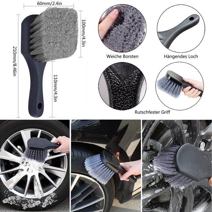 15pcs Car Cleaning Brush Set With Detailing Long Rim Microfibre 2