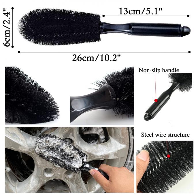 Electric Microfiber Car Cleaning Brush Set 15 Pieces For Car Care Detail 0
