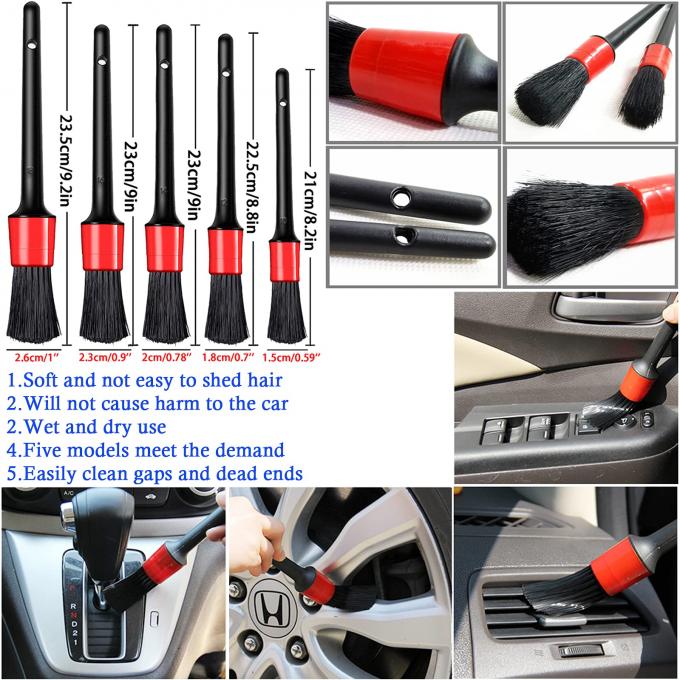 Electric Microfiber Car Cleaning Brush Set 15 Pieces For Car Care Detail 2