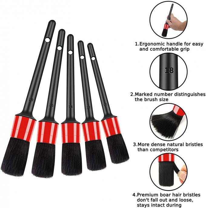 Tire And Rim Cleaning Dirt 8pcs Car Detailing Brush Kit Without Scratch Car 0