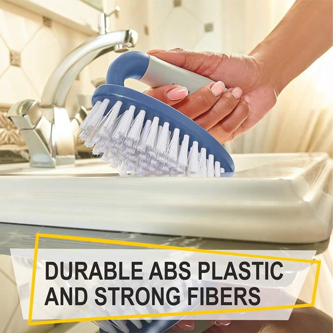 Cleaning Shower 3pcs Scrub Brush Set With Ergonomic Handle And Bristles 0