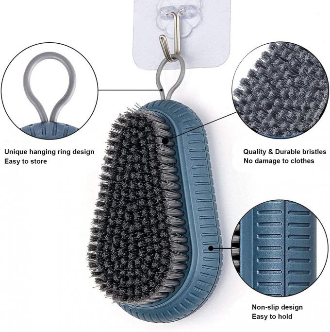 Soft Bristle Cleaning Brush For Clothes Underwear Shoes Scrubbing Brush Easy Grip 0