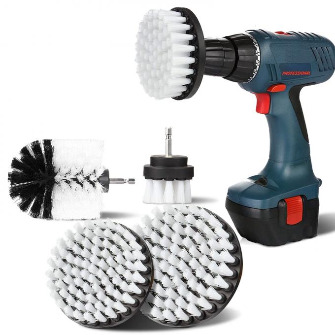 4 Pieces Drill Brushes Power Scrubber Tile Flooring Electric Cleaning Brushes 1
