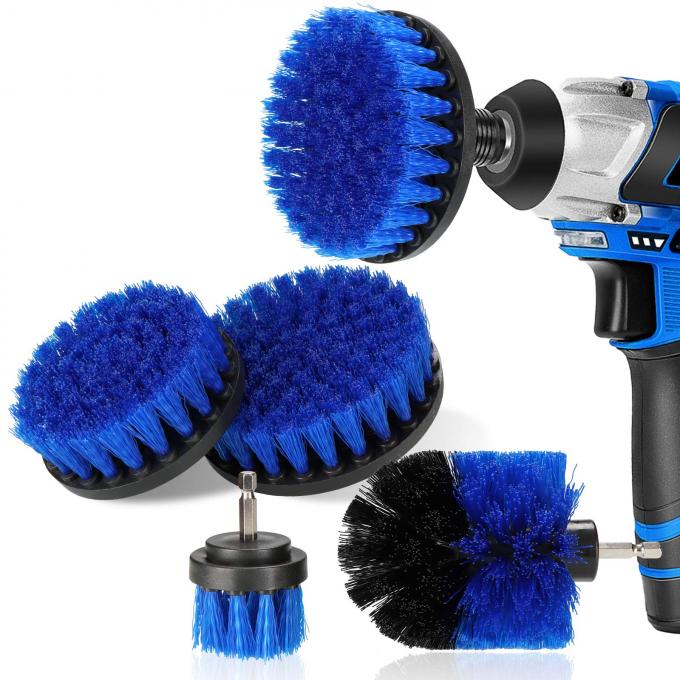 4 Pieces Drill Brushes Power Scrubber Tile Flooring Electric Cleaning Brushes 2