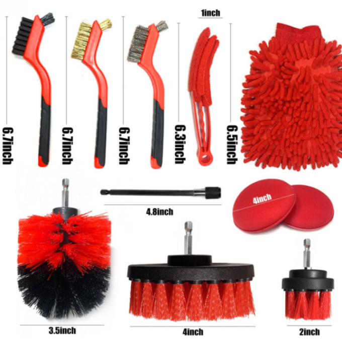 22Pcs Car Cleaning Brush Kit Care Car Interior Detailing Brush Kit Nylon 0