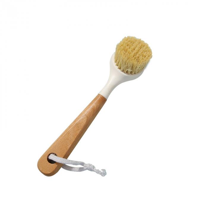 Kitchen Sink Household Cleaning Bamboo Dish Brush Natural Scrub Cleaning 0