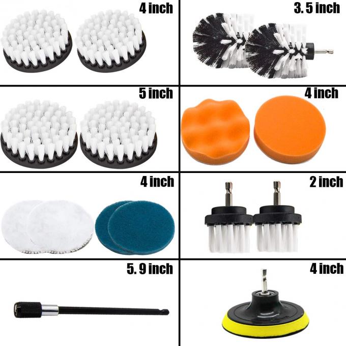 Kitchen Washing 16 Pcs Power Scrubber Kit With Long Reach Attachment 0
