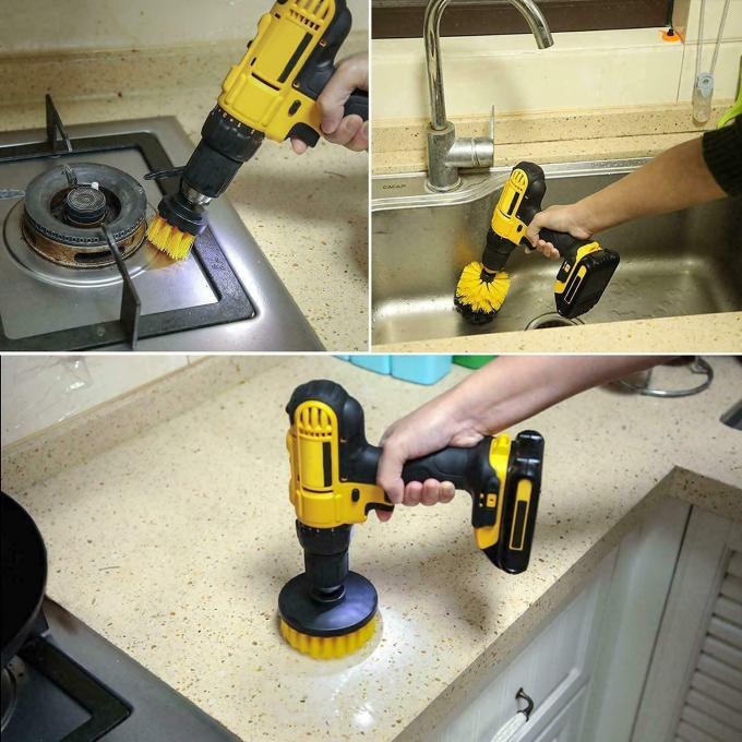 Strong Cleaning 7 Pieces Cordless Screwdriver Brush Save Time 0