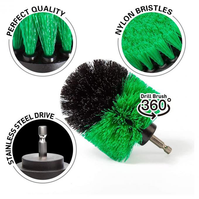 4 Pieces Drill Brush Attachment Set Cordless Screwdriver Cleaning 1