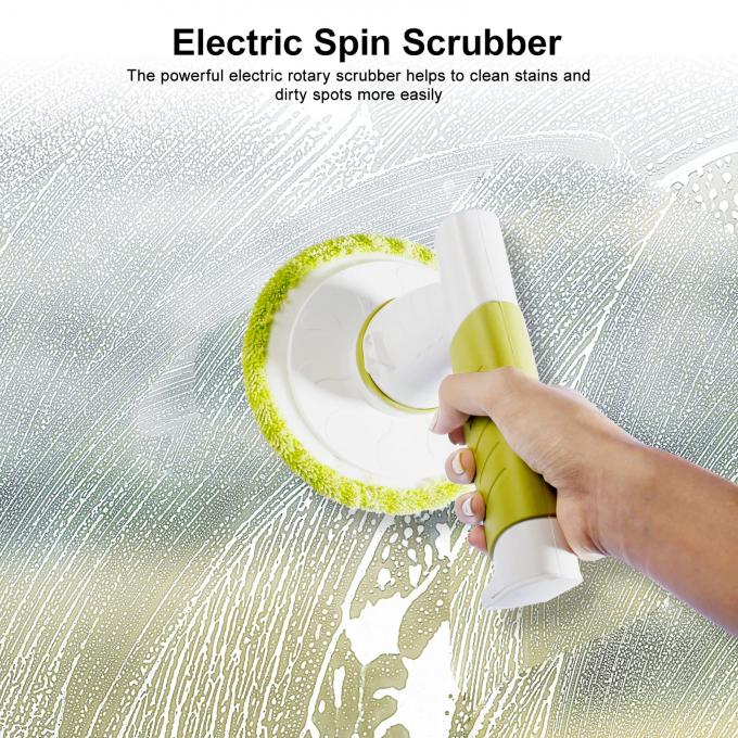 Bathroom Electric Spin Scrubber Cordless Motorized With 4 Replaceable 2