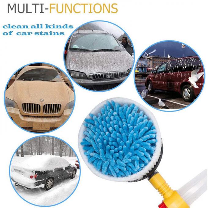 Rotating Car Wash Brush High Pressure With Cleaner Cup 0