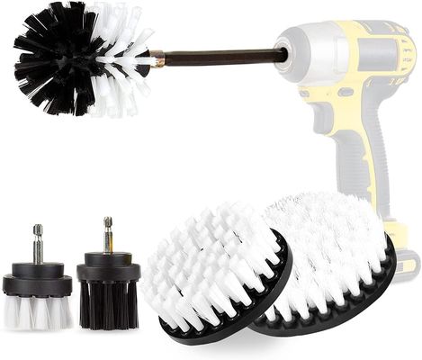 6pcs Drill Scrubber Brush Set With 6in Extended Long Attachment