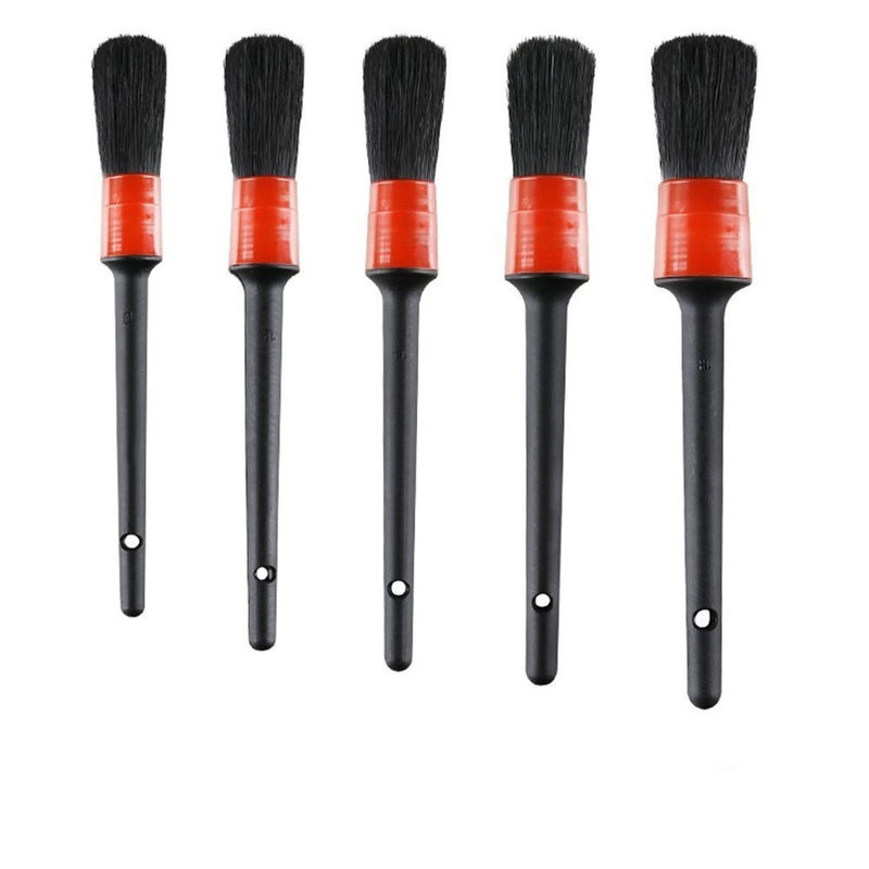 Good price 5pcs Car Cleaning Brush Kit Automative Detailing Brush 8.07&quot; online