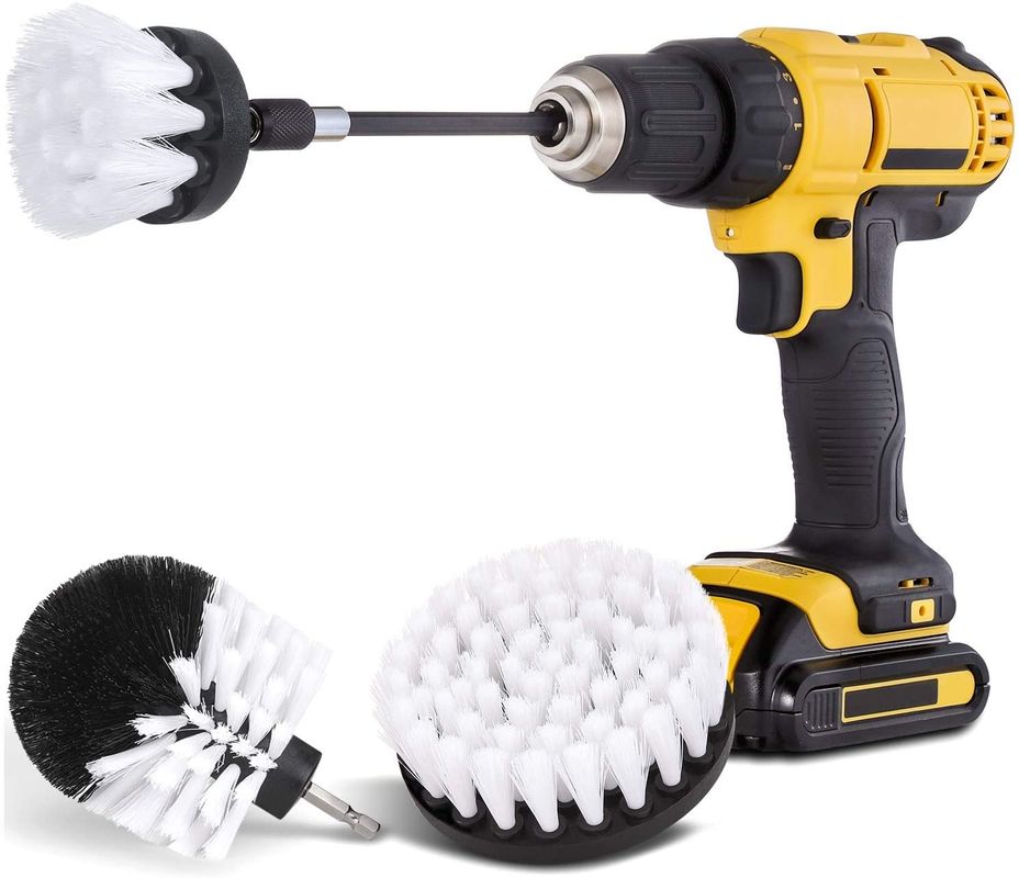Good price Polypropylene Soft 2in Bristle Drill Brush Set With One Extension Rob online