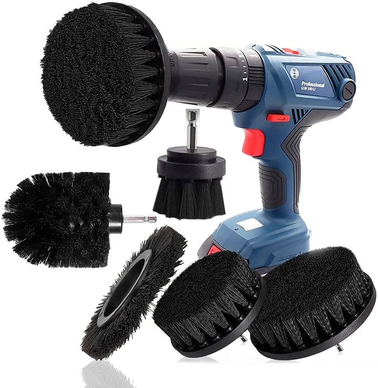 buy 5 pieces Drill Brush drill brushes attachment cleaning brush rim brush scrubber cleaning brush kit online manufacturer