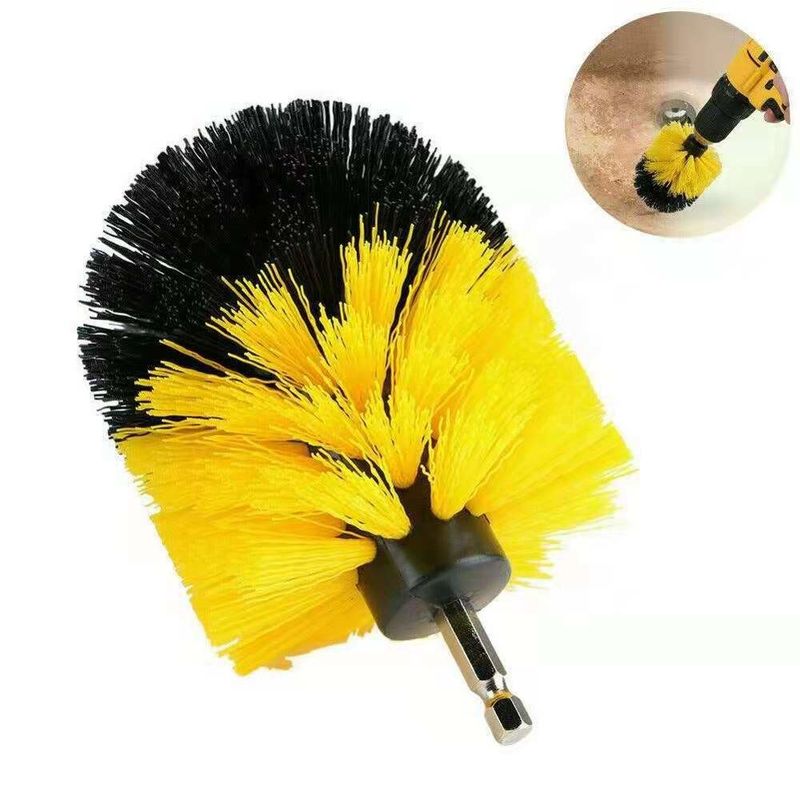 3.5 Inch Cone Drill Brush Cleaner Drill Power Tool For Cleaning