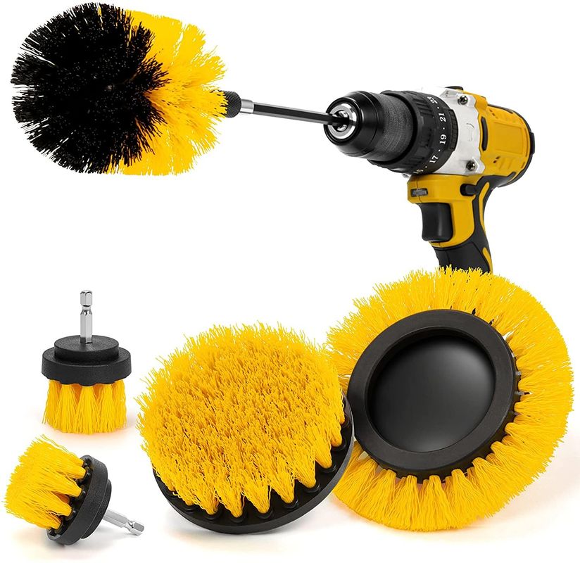 buy Drill Brush Attachment Set 6 Pack-Power Scrubber Cleaning Kit with Extend online manufacturer