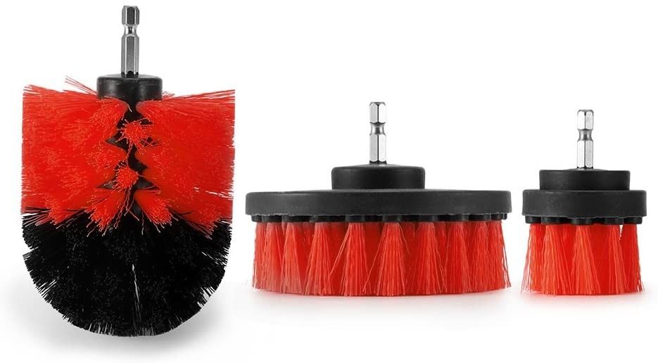 buy Drill Brush 2 &quot;3.5&quot; 4 &quot;Nylon Power Scrubber Cleaning Brush Set online manufacturer