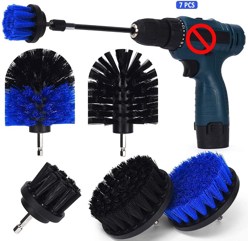 buy Black &amp; Blue Cleaning Drill brush for carpet tiles rims online manufacturer