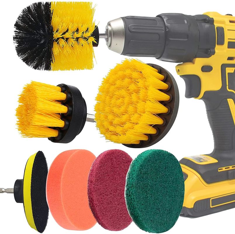 buy 7pcs M14 Cordless Power Drill Brush Cleaning Attachment Interchangeable online manufacturer