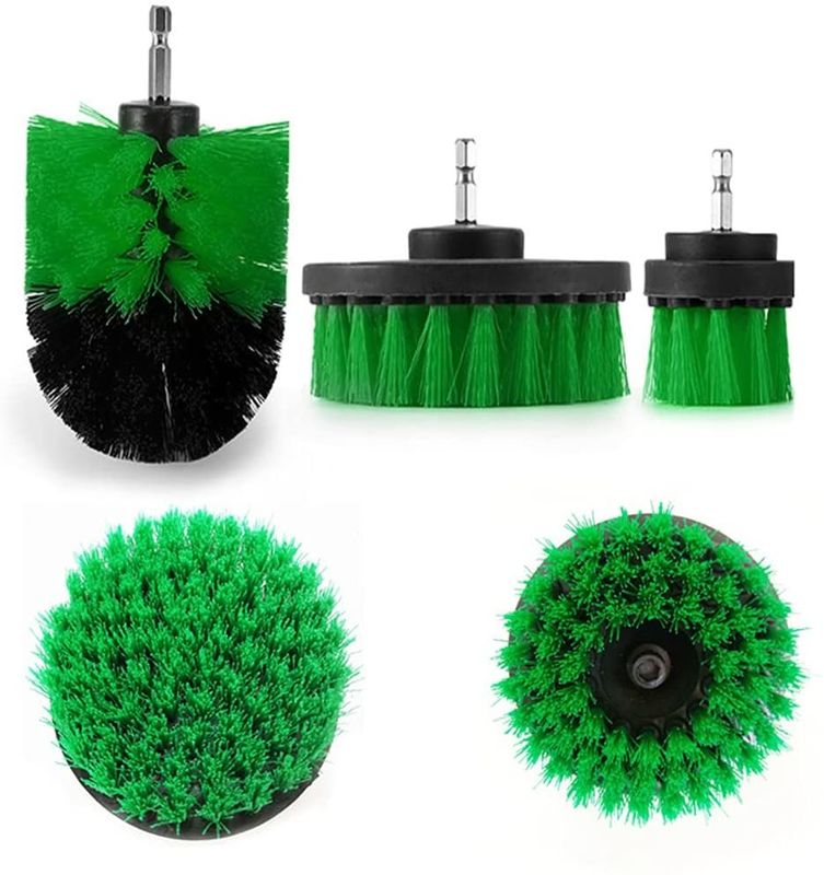 buy 5 Pcs Brush Attachment Drill, Spin Scrubber Cleaning Brush Kit online manufacturer