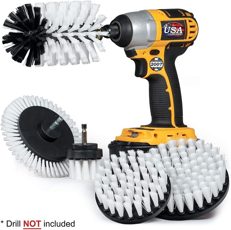 buy Drill Cleaning Brush Power Scrubber Drill Brush Automotive Edge Brush Kit online manufacturer
