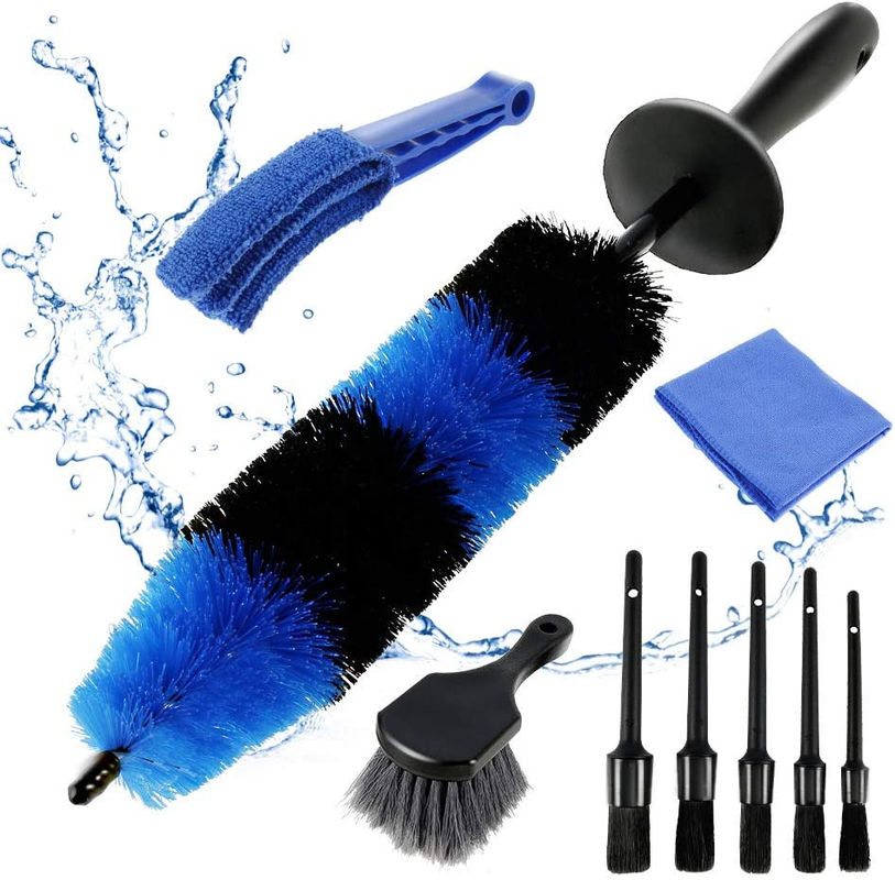 buy 9Pcs Car Wheel Cleaning Brush Set 700g Detailing Cleaning online manufacturer